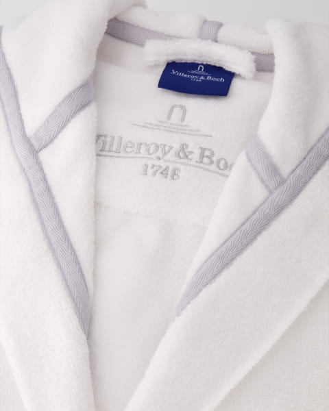 Villeroy & Boch Herren Bademantel Kapuze 2523 - Farbe: brilliant-white - 67 - XL