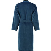 Cawö - Herren Bademantel Kimono 4839 - Farbe: blau/schwarz - 19