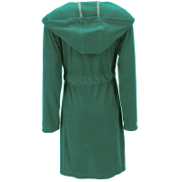 Vossen Bademäntel Damen Kurzmantel mit Kapuze Tampa - Farbe: evergreen - 5525