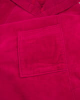 Vossen Bademäntel unisex Kurzmantel mit Kapuze Texas - Farbe: cranberry - 3770 - XS