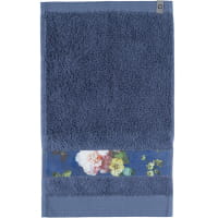 Essenza Fleur - Farbe: blue - Gästetuch 30x50 cm
