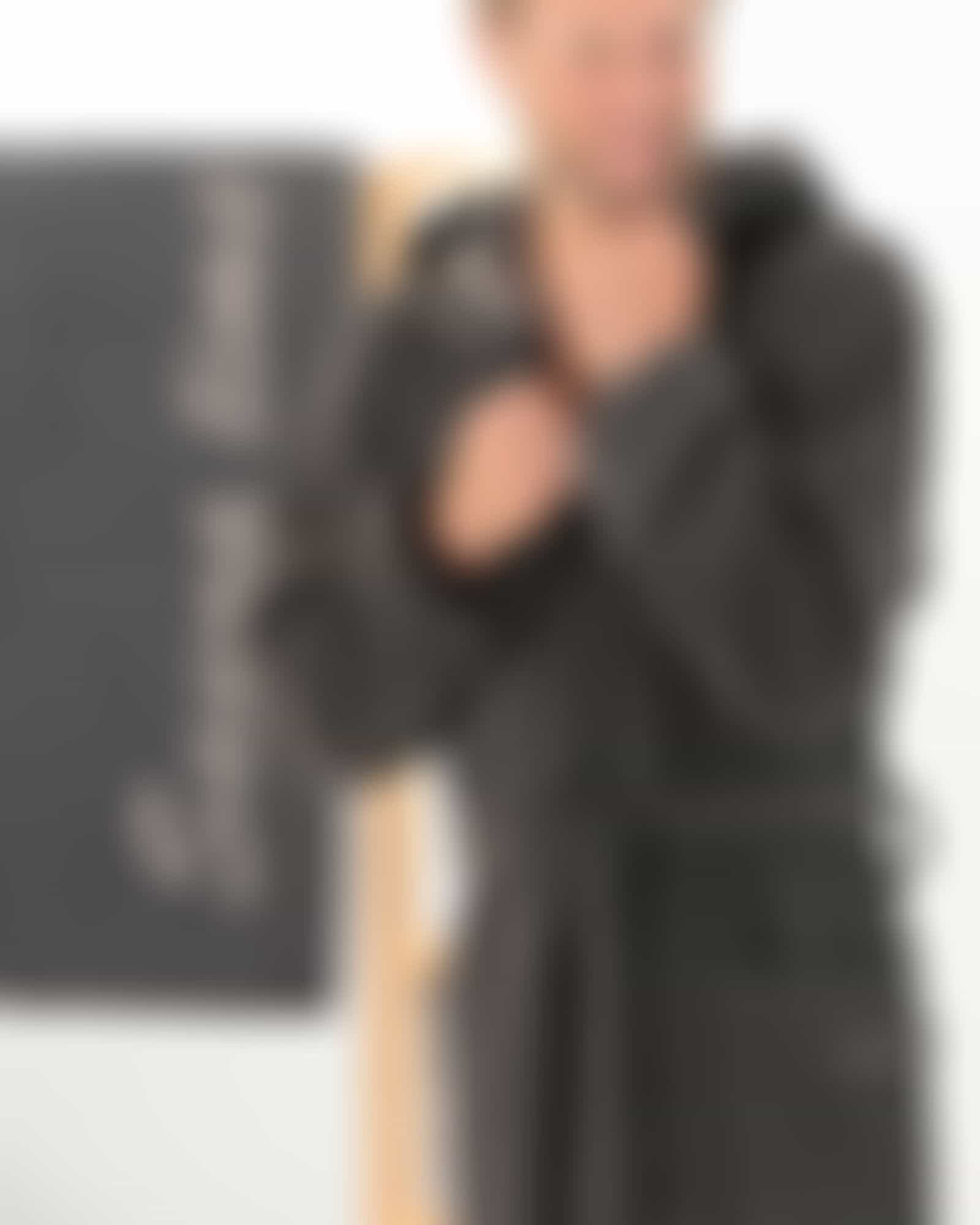 Cawö Home Bademäntel Herren Kapuze Sauna Time 833 - Farbe: basalt - 77