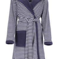 Esprit Bademäntel Damen Kapuze Striped Hoody - Farbe: Navy blue - 0008 - S