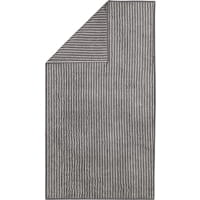 Cawö Handtücher Two-Tone Stripes 480 - Farbe: basalt - 73 - Duschtuch 80x150 cm