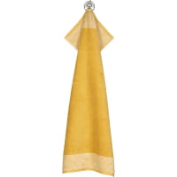 Cawö Handtücher Luxury Home Two-Tone 590 - Farbe: gold - 53 - Waschhandschuh 16x22 cm