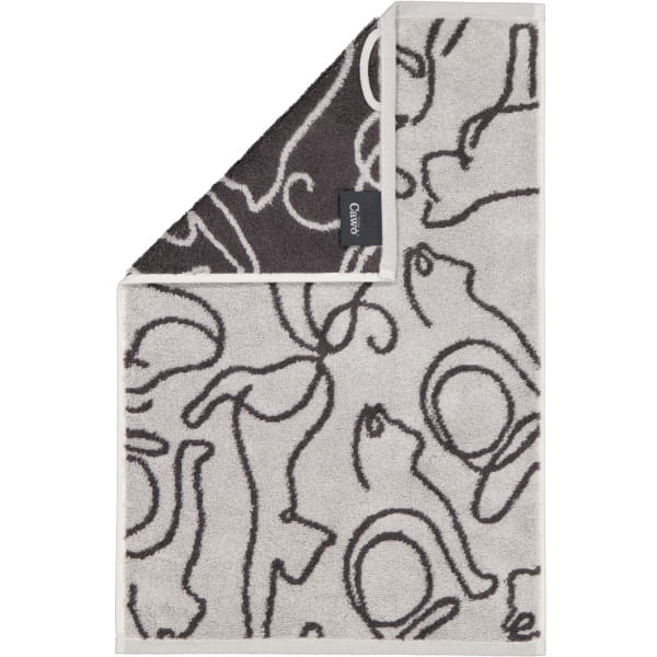 Cawö Handtücher CUTE CATS EDITION Cats 6264 - Farbe: platin/basalt - 70 - G günstig online kaufen