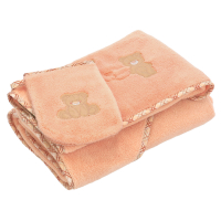 Vossen Kapuzentücher Teddy Bear Set - Farbe: light peach - 2530