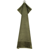 Möve Handtücher Bamboo luxe - Farbe: olive - 670 - Seiflappen 30x30 cm