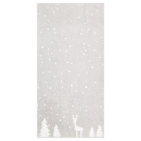 Cawö Handtücher WINTER EDITION Rudi im Schnee 6271 - Farbe: platin/weiß - 76