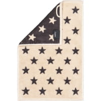 Cawö Handtücher NEW STARS Sterne klein 6261 - Farbe: beige/basalt - 37 - Duschtuch 70x140 cm