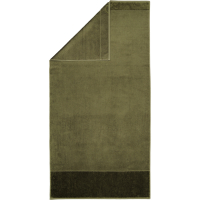 Möve Handtücher Bamboo luxe - Farbe: olive - 670 - Seiflappen 30x30 cm