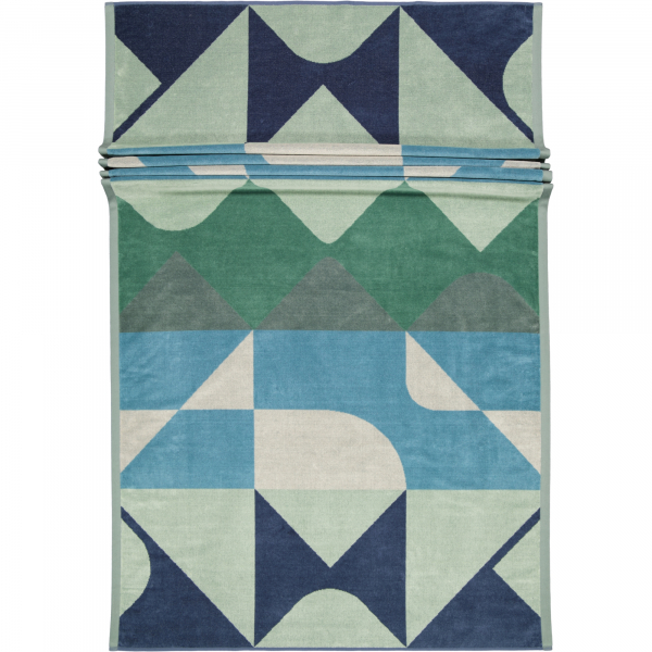 Vossen Strandtücher Geometric Glow - Farbe: cosmos - 0001 - 100x180 cm