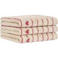 Cawö Handtücher Heart Beats Lines &amp; Hearts 6276 - Farbe: beere - 32