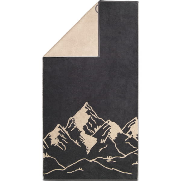 Cawö Handtücher Alpenchic Edition Berge 6269 - Farbe: granit - 73 - Duschtu günstig online kaufen