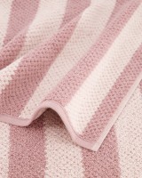 Cawö Handtücher Pure Stripes 6502 - Farbe: vintage rose - 22 - Duschtuch 80x150 cm