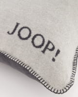 JOOP! Kissenhülle Uni-Doubleface - Größe: 50x50 cm - Farbe: Ash-Anthrazit