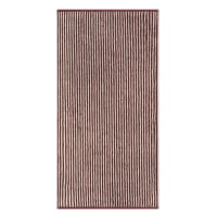 Cawö Handtücher Luxury Home Two-Tone Stripe 480 - Farbe: bordeaux - 23