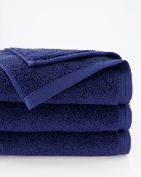 Vossen Handtücher Vegan Life - Farbe: marine blau - 4930 - Seiflappen 30x30 cm