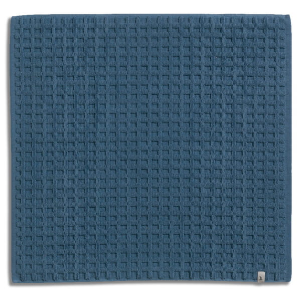 Möve Badematten Piquee - Farbe: steel blue - 847 - 60x60 cm