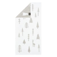 Cawö Handtücher WINTER EDITION Tannen 6273 - Farbe: weiß/platin - 67