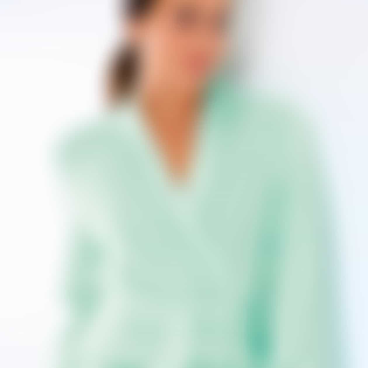 Cawö - Damen Bademantel Kurz Kimono 1214 - Farbe: flieder - 86 Detailbild 3 Cawö - Damen Bademantel Kurz Kimono 1214 - Farbe: flieder - 86 Detailbild 3