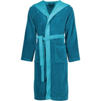 Vossen Bademäntel unisex Kapuze Poppy - Farbe: poseidon-lagoon - 0030 - S