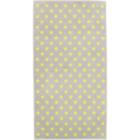 Cawö Handtücher NEW STARS Sterne klein 6261 - Farbe: platin/lime - 75 - Duschtuch 70x140 cm