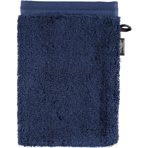 Vossen Handtücher Vegan Life - Farbe: marine blau - 493 - Waschhandschuh 16x22 cm