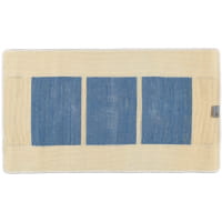 Rhomtuft RHOMY - Badteppich Liberty 256 - Farbe: weiß/blau - 844 50x60 cm
