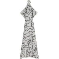 Cawö Handtücher CUTE CATS EDITION Cats 6264 - Farbe: platin/basalt - 70 - Handtuch 50x100 cm