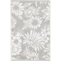 Cawö Handtücher Luxury Home Two-Tone Edition Floral 638 - Farbe: platin - 76
