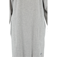 Cawö Home Active Longsize Hoodie 820 - Farbe: grau-melange/navy - 71