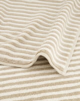 Cawö Badematten Two-Tone Stripes 480 - Farbe: sand - 33 - 50x80 cm