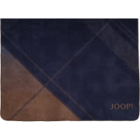 JOOP! Wohndecke Checks - Größe: 150x200 cm - Farbe: Marine-Karamell