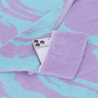Vossen Strandtücher Coast Lines - Farbe: lavender touch - 0002 - 100x180 cm