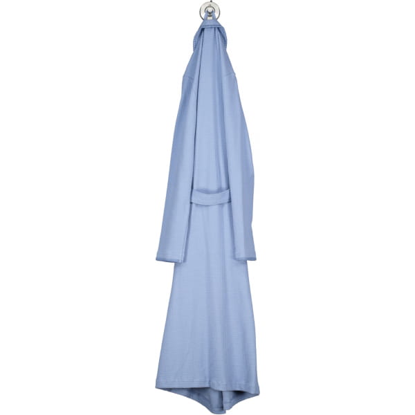 Cawö Home Damen Bademantel Kimono Pique 812 - Farbe: sky - 11 - XS