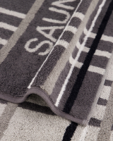 Cawö Saunatücher SAUNA Check 6274 - Farbe: anthrazit - 34 - 80x200 cm