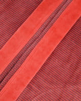 Cawö - Damen Bademantel Two-Tone Kimono 6431- Farbe: rot - 27 - M