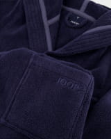 JOOP! Damen Bademantel - Kapuze 1649 - Farbe: Blau - 175 - XS