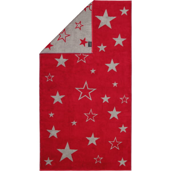 Cawö Christmas Edition Sterne 928 - Farbe: bordeaux - 22 - Duschtuch 80x150 cm