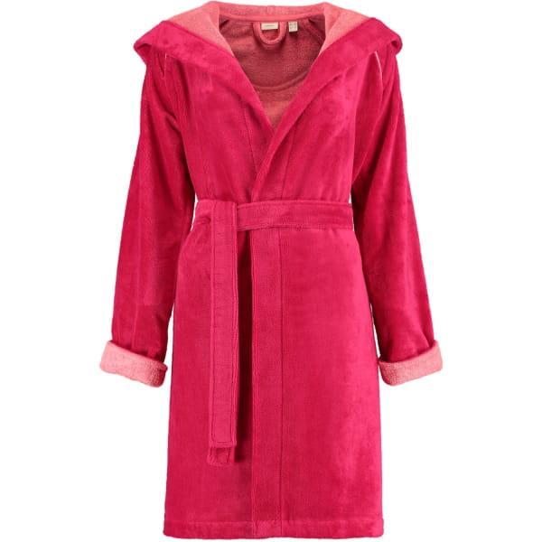 Esprit Damen Bademantel Cosy Kapuze - Farbe: raspberry - 001 - M günstig online kaufen