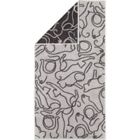 Cawö Handtücher CUTE CATS EDITION Cats 6264 - Farbe: platin/basalt - 70