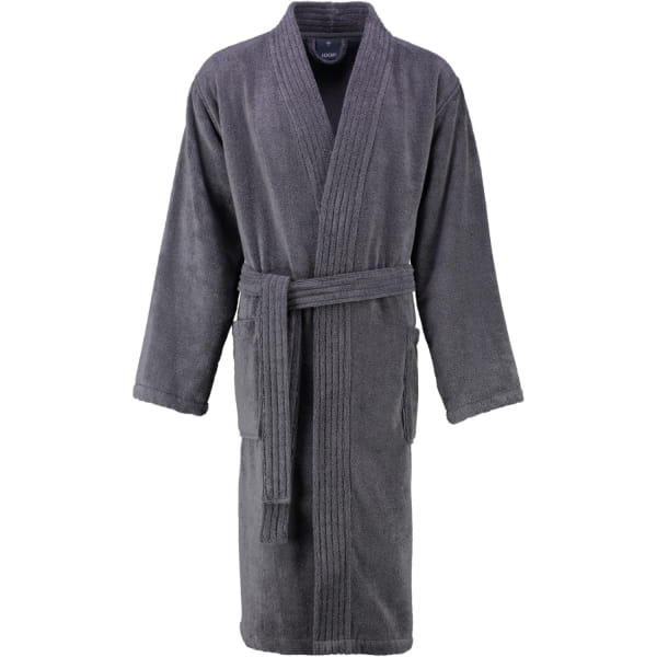JOOP! Herren Bademantel - Kimono 1647 - Farbe: Anthrazit - 767 - XL