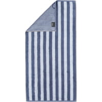 Cawö Handtücher Reverse Wendestreifen 6200 - Farbe: nachtblau - 11 - Handtuch 50x100 cm