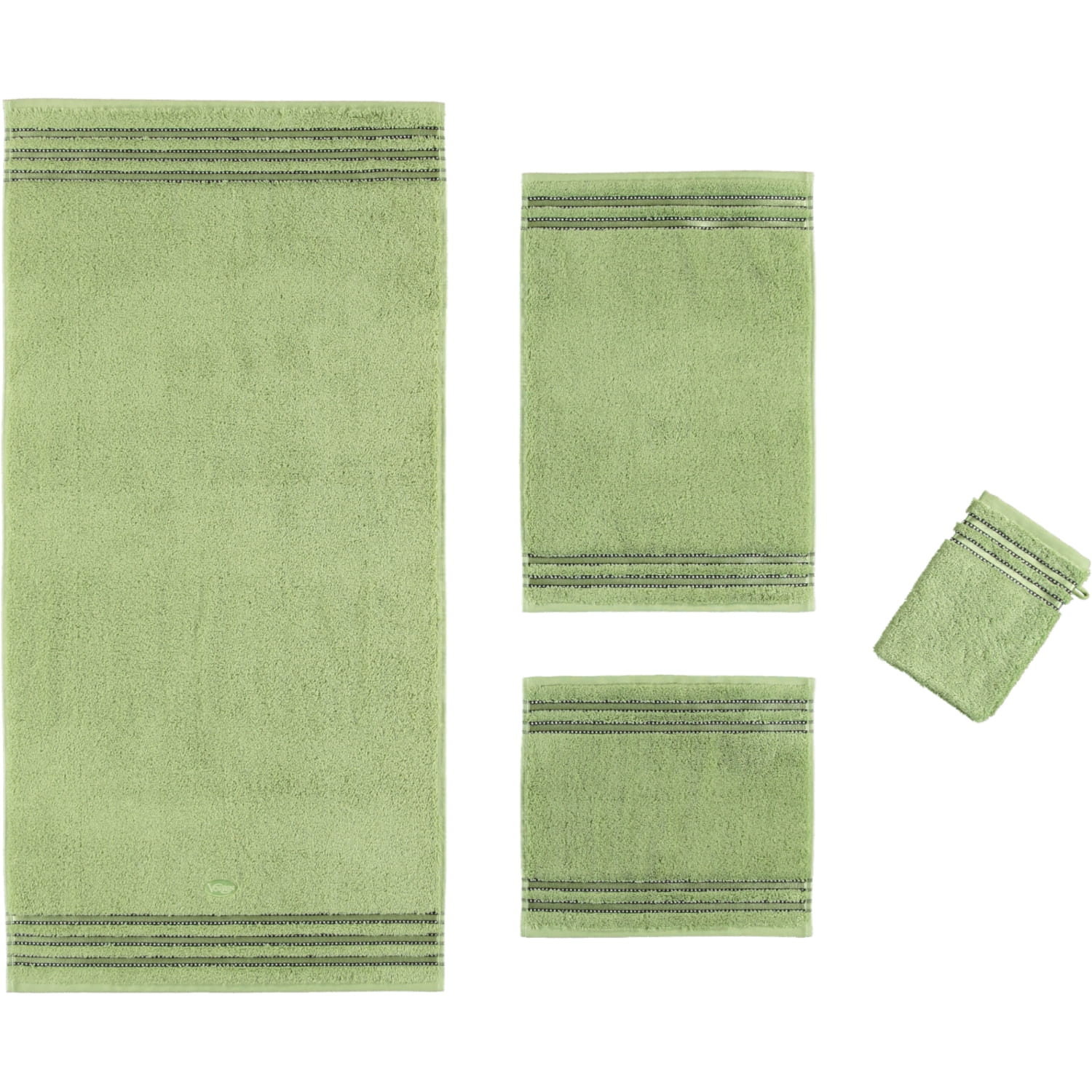 Vossen Cult de Luxe - Farbe: irish green - 5215 | Vossen Handtücher | Vossen  | Marken | Gästehandtücher