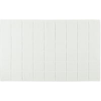 Ross Badematte Uni-Karofond 4015 - Farbe: weiß - 00 - Badematte 50x70 cm