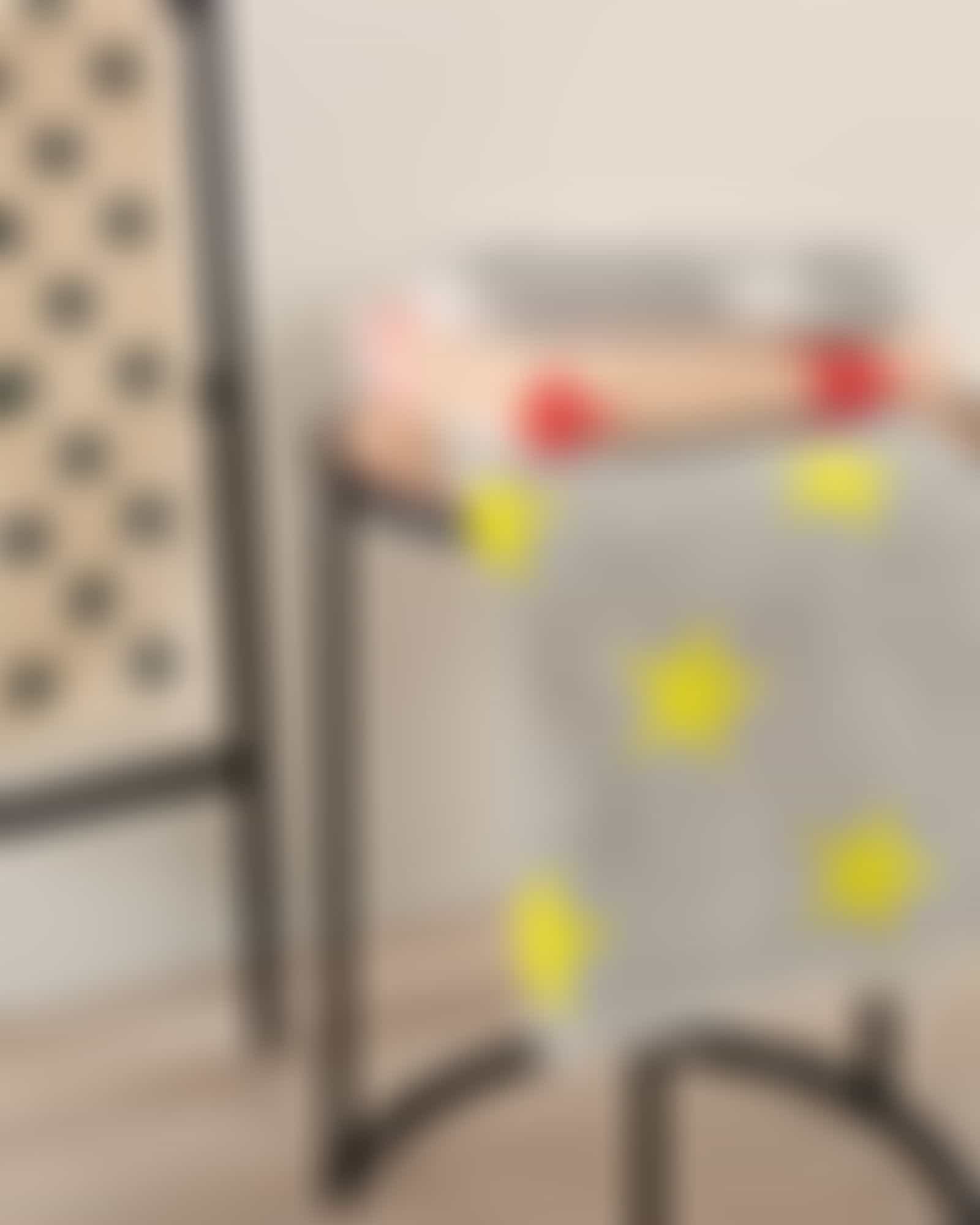 Cawö Handtücher NEW STARS Sterne groß 6260 - Farbe: platin/lime - 75 Detailbild 2