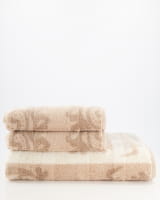 Cawö - Noblesse Cashmere Jacquard 1057 - Farbe: sand - 33 - Handtuch 50x100 cm