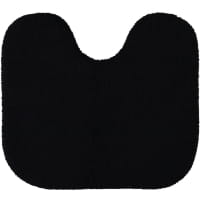 Rhomtuft - Badteppiche Aspect - Farbe: schwarz - 15 - Toilettenvorlage mit Ausschnitt 55x60 cm