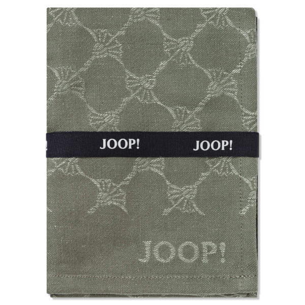 JOOP! Geschirrtücher Cuisine Cornflower Classic 1700 - Farbe: Oliv - 44 - 50x70 cm